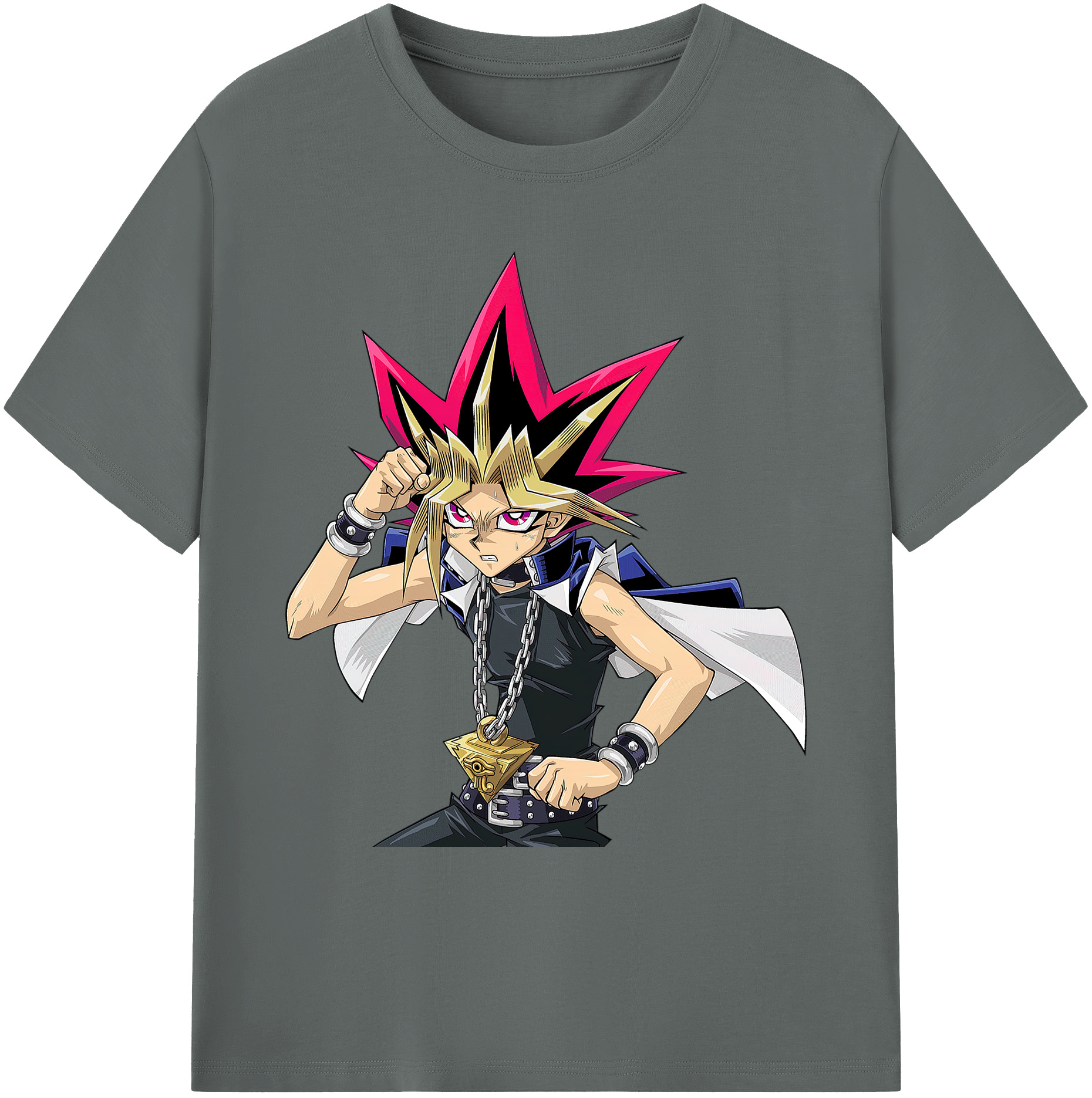 （画像用） 遊☆戯☆王 Yu-Gi-Oh! 綿100％ メンズ半袖Tシャツ｜肌触りやわらか＆通気性